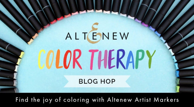 Altenew Color Therapy Blog Hop Graphic